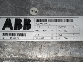 ABB ACS301  1.1 kw 5520006 
 