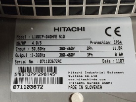 Hitachi L100 IP  4 kw  071103672AC 