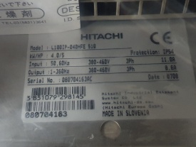 Hitachi L100 IP  4 kw  080704163AC  