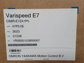 Omron Varispeed E7  7.5 kw 1R0935153800007