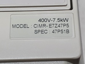 Omron Varispeed E7  7.5 kw 1R0935153800009 