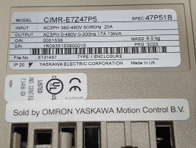 Omron Varispeed E7  7.5 kw 1R0935153800015 