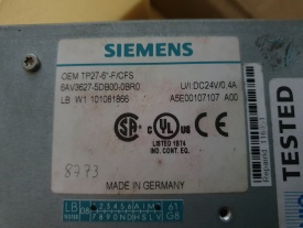 Siemens TP27 6AV3627-5DB00-0BR0 101081866