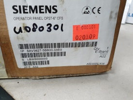 Siemens OP27 color 6AV3627-5BB00-0AE0 101163993