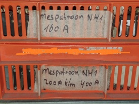 Mespatronen en patroonhouders Din1 NH1