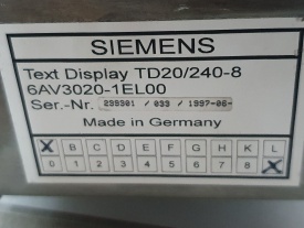Siemens TD20/240-8 6AV3020-1EL00