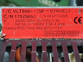 Danfoss  VLT 5004  2,2 Kw 043417G268