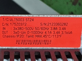 Danfoss VLT 5003  1,5 Kw 212336G282 