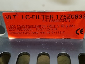 Danfoss VLT LC-filter 175Z0832 066202G478 