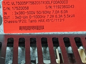 Danfoss VLT 5005  3 Kw  119236G043