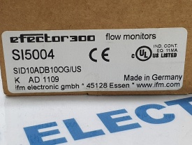 IFM Flow Monitor SI5004   (B) 