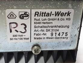 Rittal-Werk SK 3104 
100W 230V 