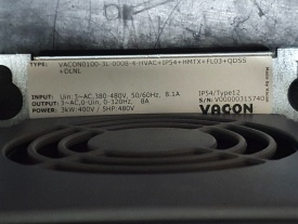 Vacon 100 HVAC 3 Kw  V00000315740 