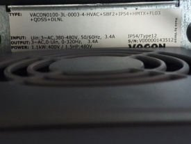 Vacon 100 HVAC 1,1 Kw  V00000143512 
