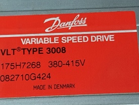 Danfoss VLT 3008  5,5 Kw  082710G424