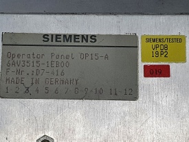 Siemens OP15-A  6AV3515-1EB00